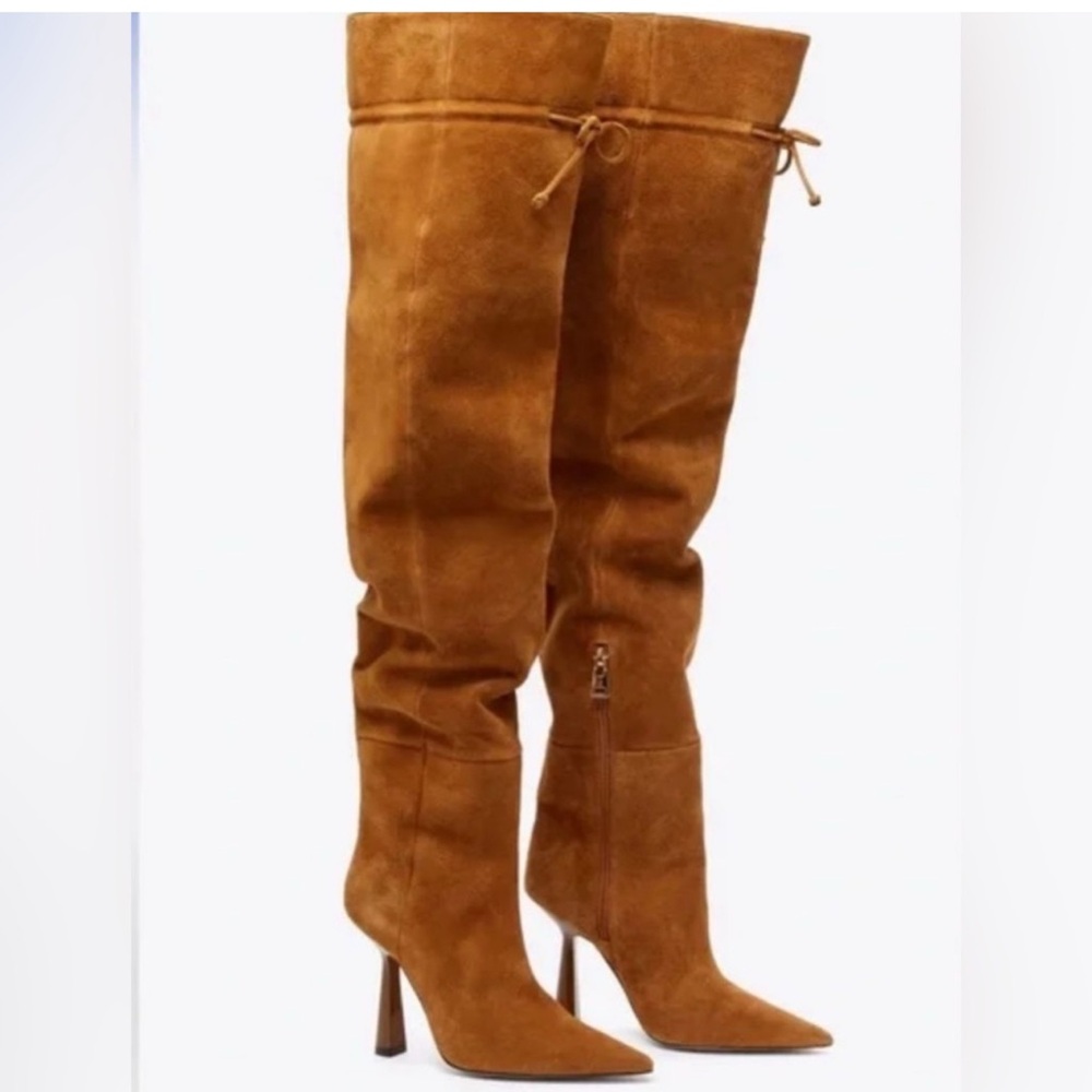 Good American “Tobacco” Over The Knee Boot